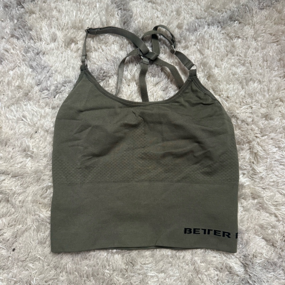 BETTER BODIES Olive Sports Bra
